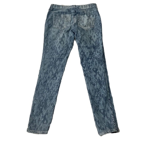 EXPRESS Two Chic Ways Reversible Denim LEGGING Mid Rise Jeans Womens Size 8R - Picture 6 of 9